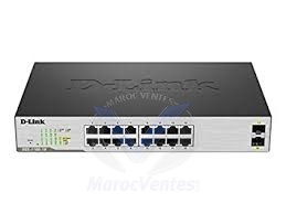 D-LINK Switch Easy Smart 16 ports - DGS-1100-18 - 10/100/1000Mbps + 2 SFP DGS-1100-18